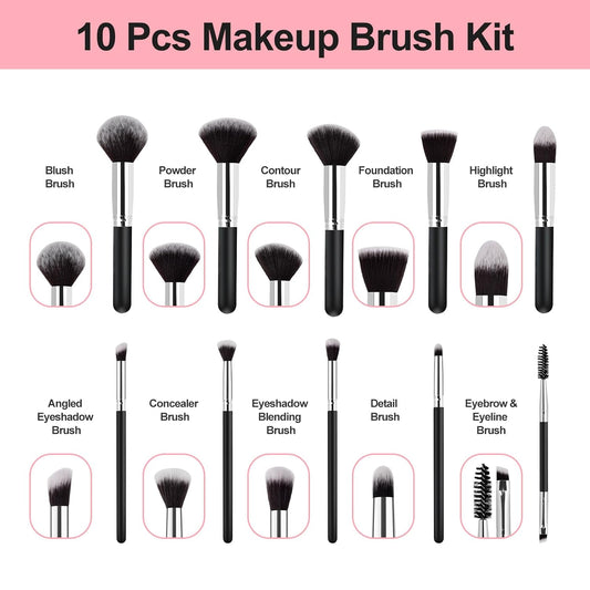 13PCS Makeup Brushes Set with Sponge – Professional Beauty Gift for Women