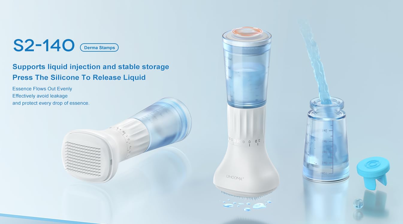 Derma Stamp Adjustable Skincare tool Micro Needling Hair Patches Tools Hydra Derma Stamp and Serum Applicator
