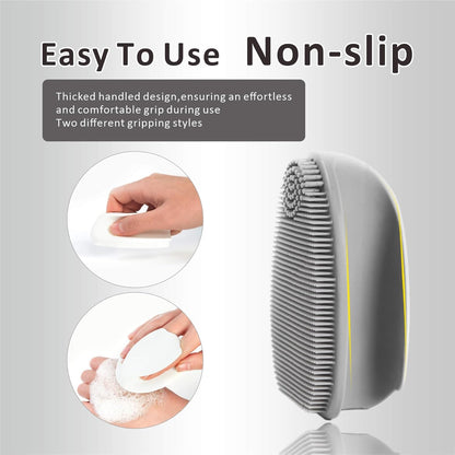 Silicone Face Scrubber (2-Pack) – Gentle Facial Cleansing & Exfoliating Brush