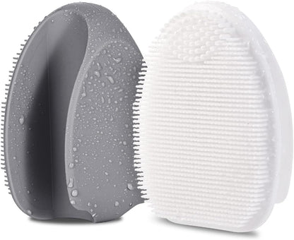 Silicone Face Scrubber (2-Pack) – Gentle Facial Cleansing & Exfoliating Brush