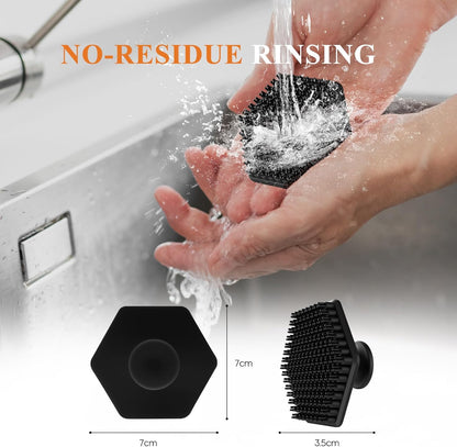 Silicone Face Scrubber for Men – Gentle Exfoliating Cleansing Brush