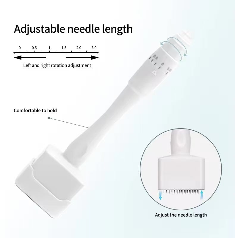 Titanium Pins Derma Stamp - Adjustable Stamp for Men and Women