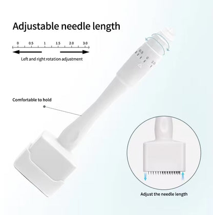 Titanium Pins Derma Stamp - Adjustable Stamp for Men and Women