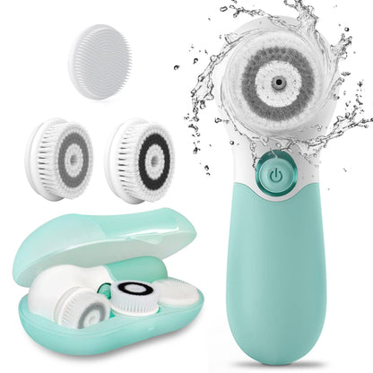 Electric Facial Cleansing Brush – Deep Cleansing & Exfoliating Massager