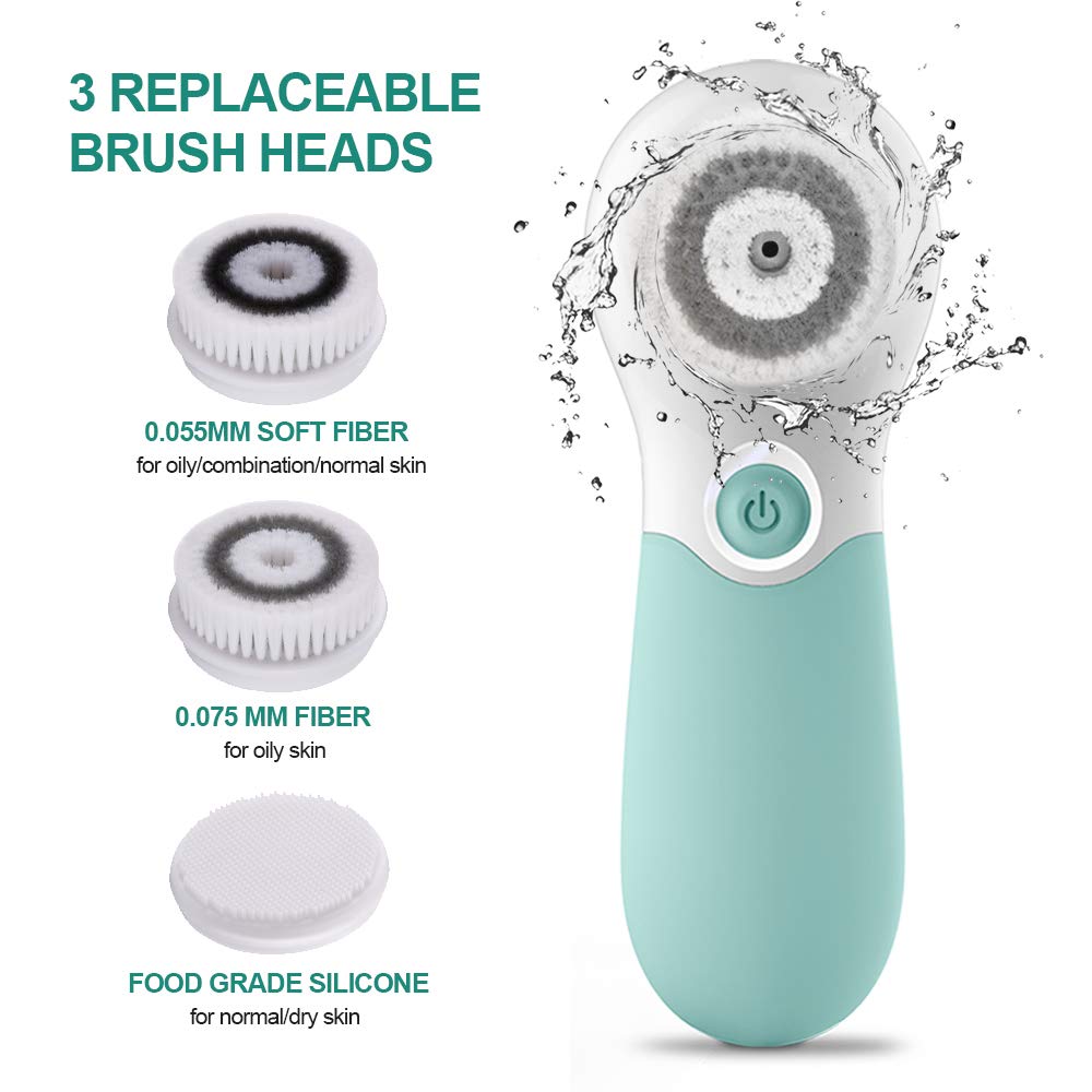 Electric Facial Cleansing Brush – Deep Cleansing & Exfoliating Massager