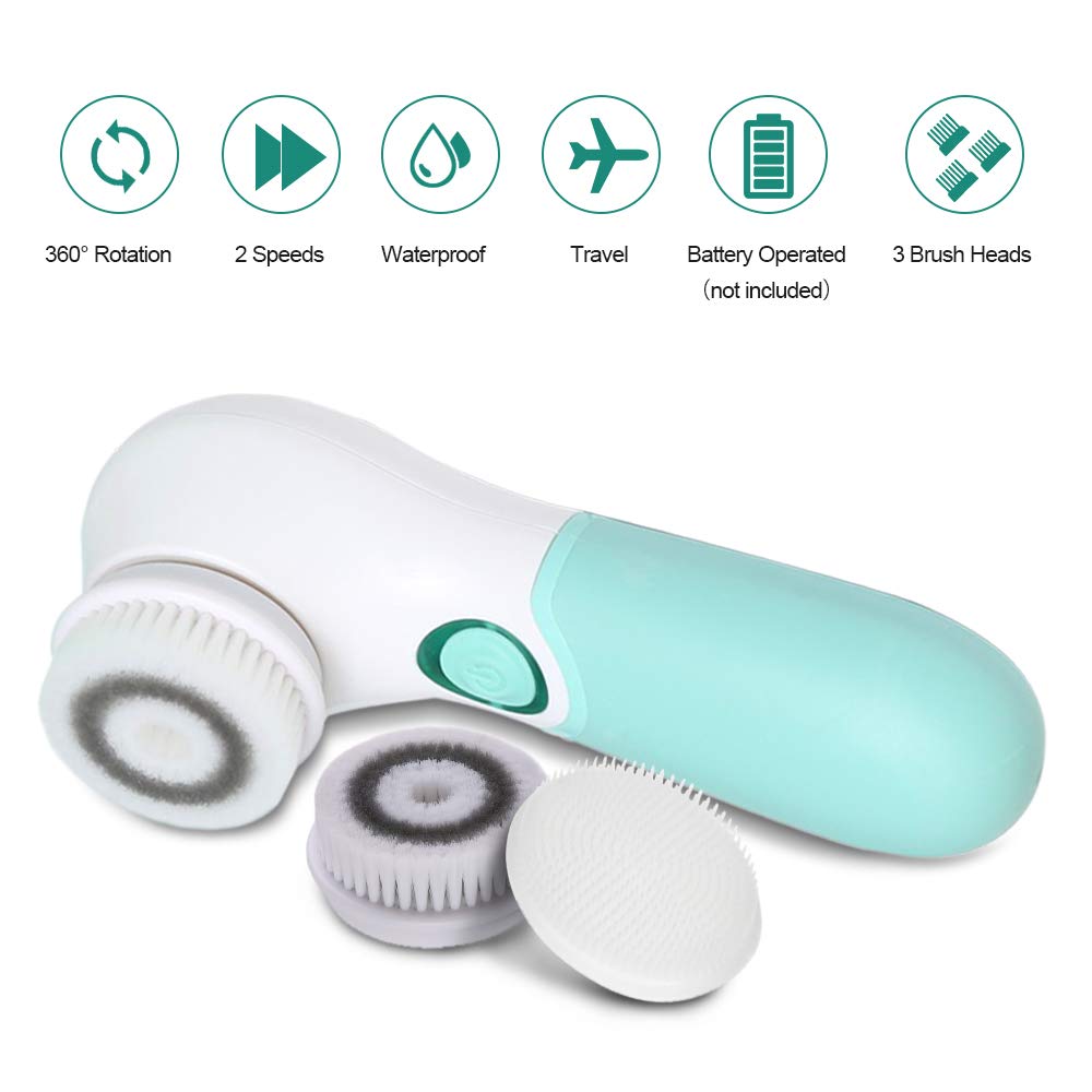 Electric Facial Cleansing Brush – Deep Cleansing & Exfoliating Massager
