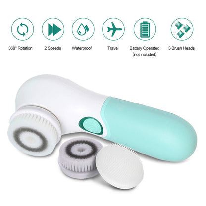 Electric Facial Cleansing Brush – Deep Cleansing & Exfoliating Massager