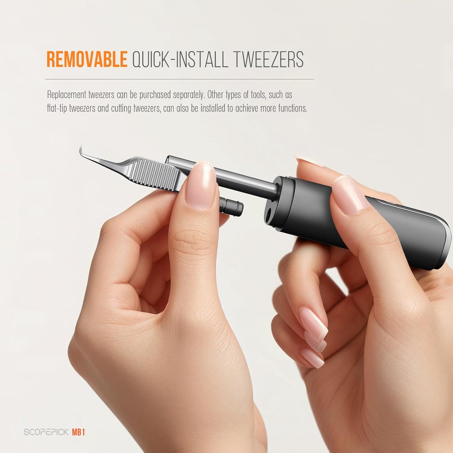 Blackhead Removal Tweezer with 1080P Camera