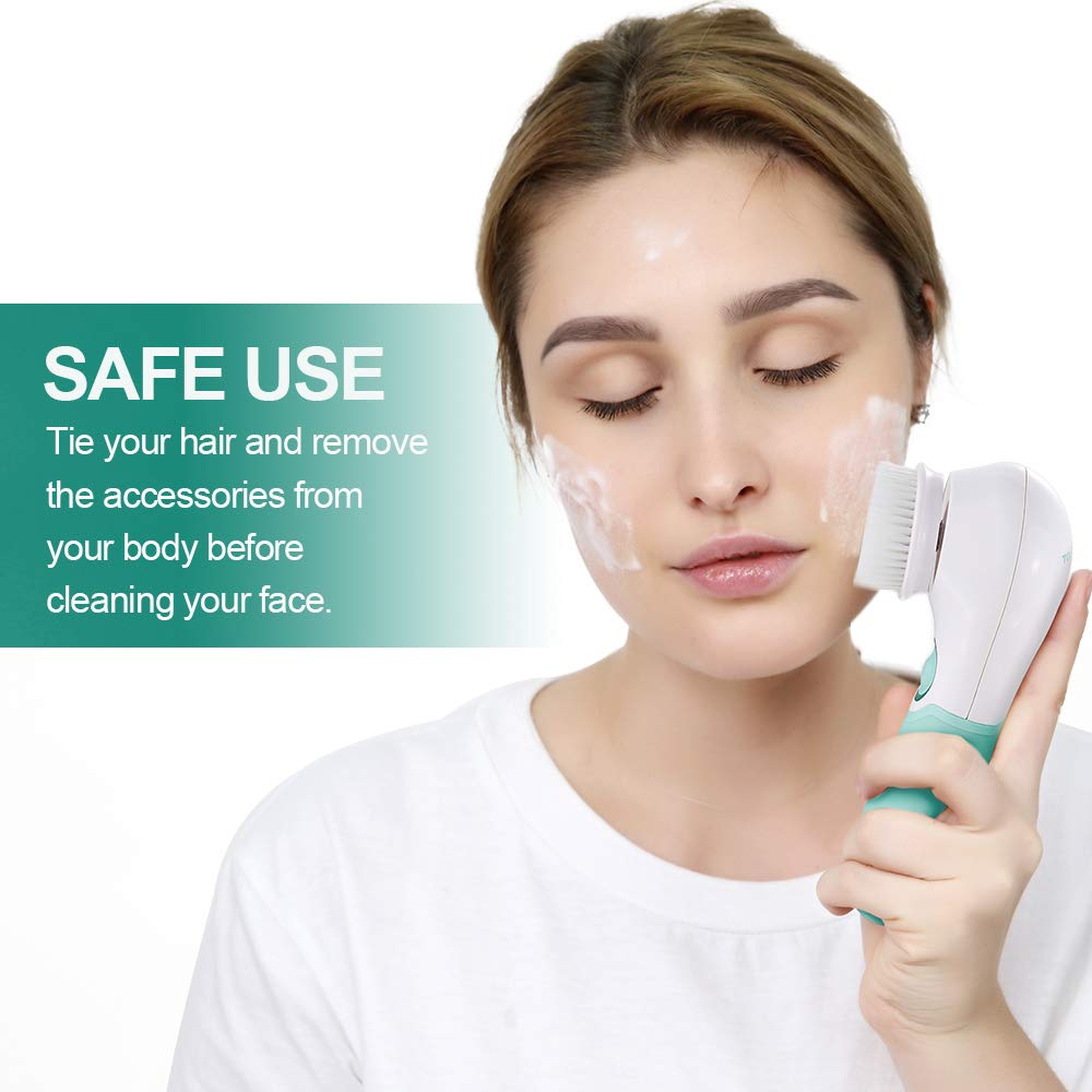 Electric Facial Cleansing Brush – Deep Cleansing & Exfoliating Massager