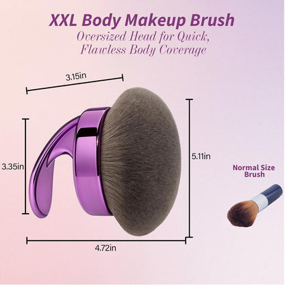 Large Body Makeup Brush for Self Tanner – Wide Kabuki Brush for Legs & Bronzer