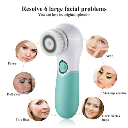 Electric Facial Cleansing Brush – Deep Cleansing & Exfoliating Massager