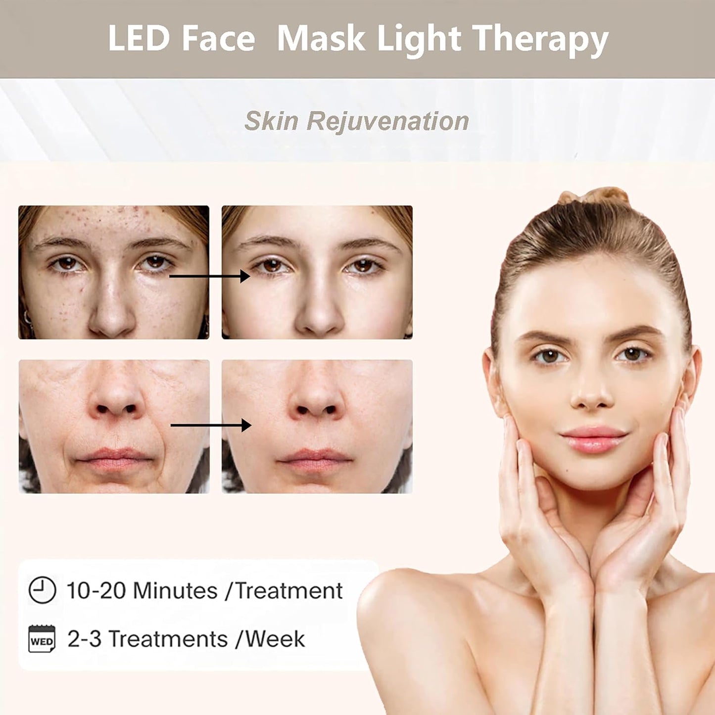 LED Facial Mask – At-Home Light Therapy